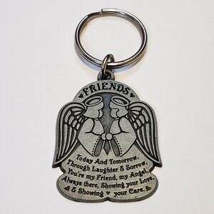 CAMCO Pewter Keychain - FRIENDS  Angels